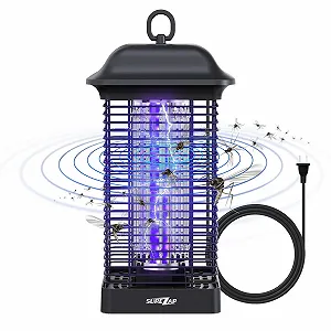 Електричний знищувач комах 4000 V 15 W UV IPX4 100 m² безшумний - Фото 1