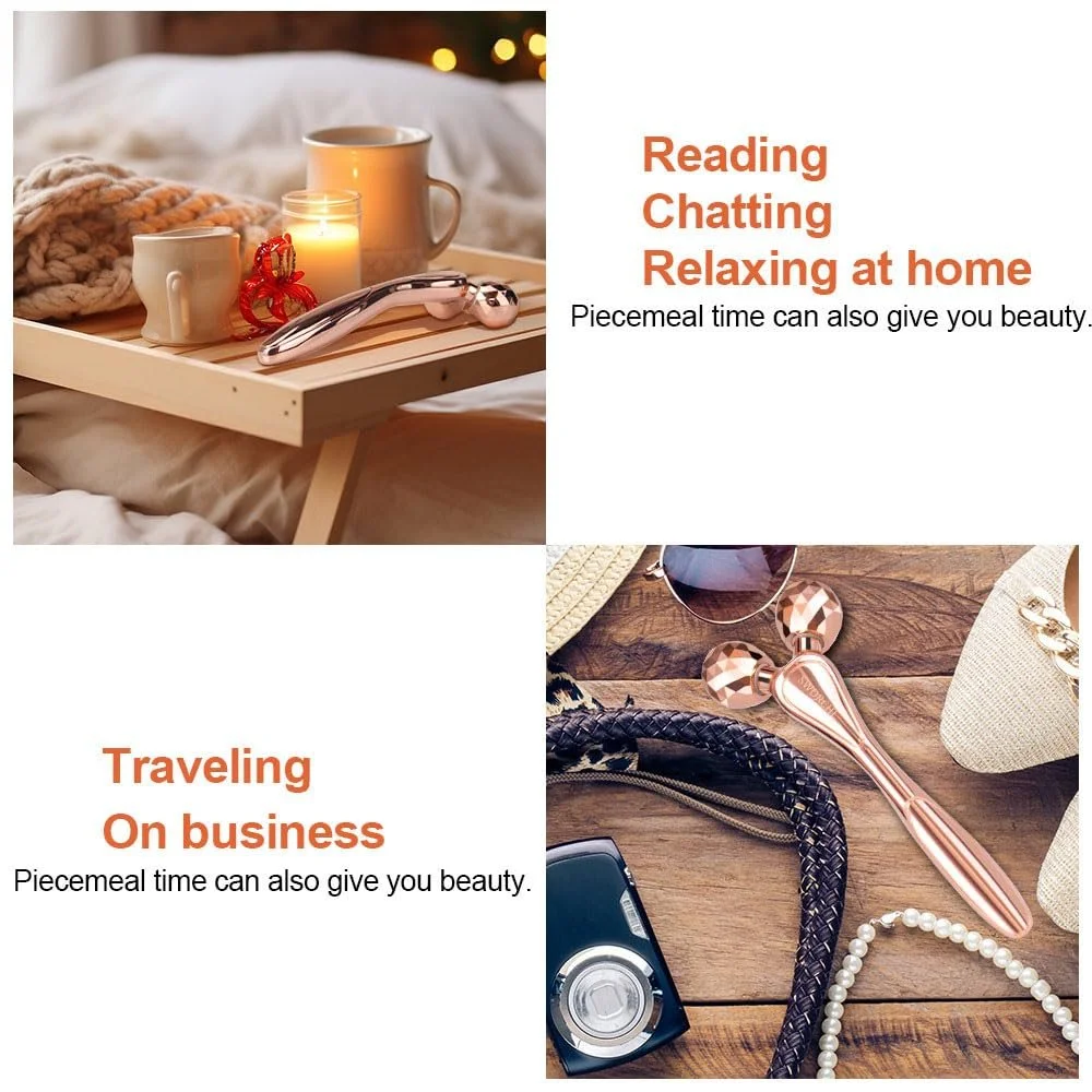 3D Роликовий масажер для обличчя, Масажер для очей, фото №7