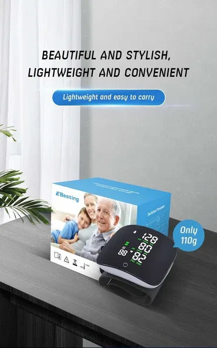 Автоматический Тонометр на Запястье с Голосовым Монитором Прибор для Измерения Давления Blood Pressure Monit, фото №2