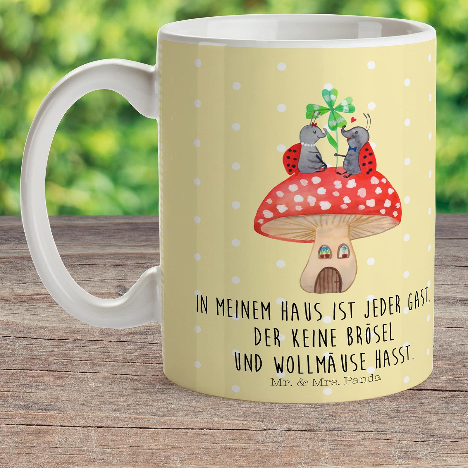 Кухоль Mr. & Mrs. Panda Дитячий Сонечко Мухомор Тварини, фото №2