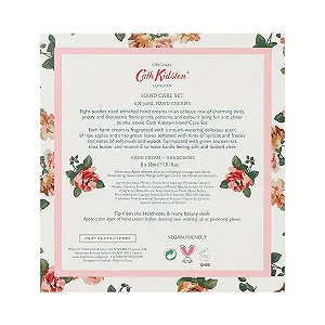 Крем для рук Cath Kidston Набір для подарунків для жінок Розкішний зволожуючий веганський засіб з маслом ши 8 x 30 мл synthetic.ua - Фото 1