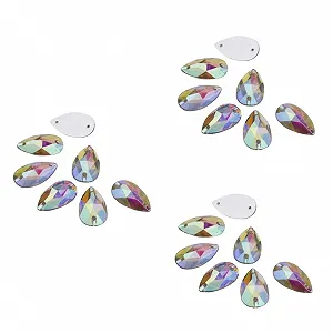 Стрази Краплеподібні POPETPOP 150 шт. AB кольору - Фото 1