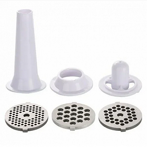 Мясорубка с соковыжималкой Domotec MS-2019 2800W Красная - Фото 1