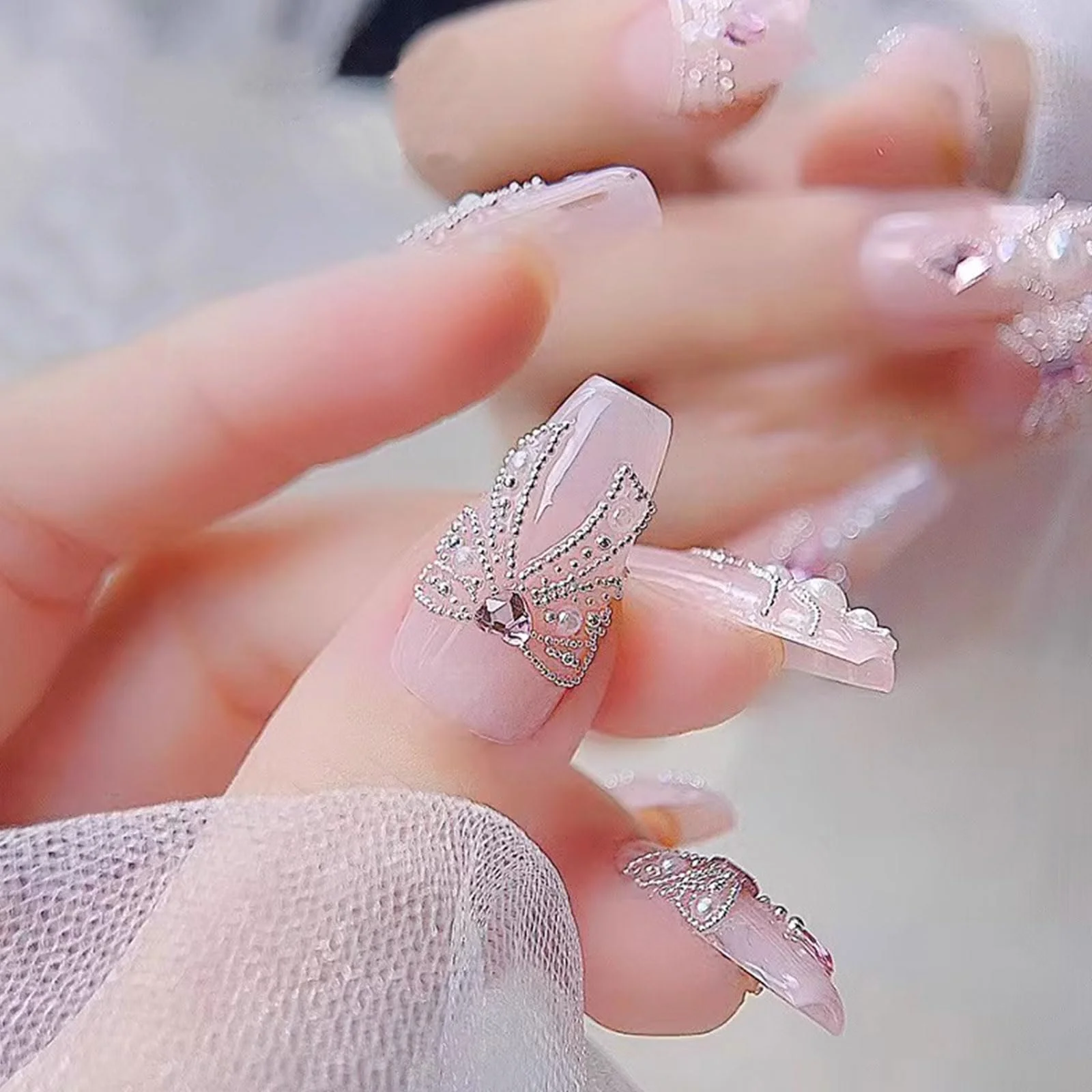 Икра для маникюра MIini, 4 баночки стеклянных мини металлических бусин для дизайна ногтей, золотые серебряные розово-золотые черные металлические шарики, стальные заклепки для женщин, девушек, инструменты для DIY маникюра, фото №7