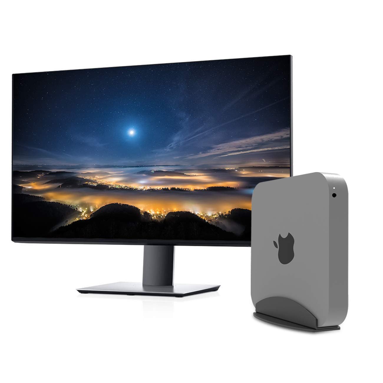 Подставка Настольная Bylitco для Mac Mini 2010-2023, M1/M2, Вертикальный держатель, Черный, фото №5