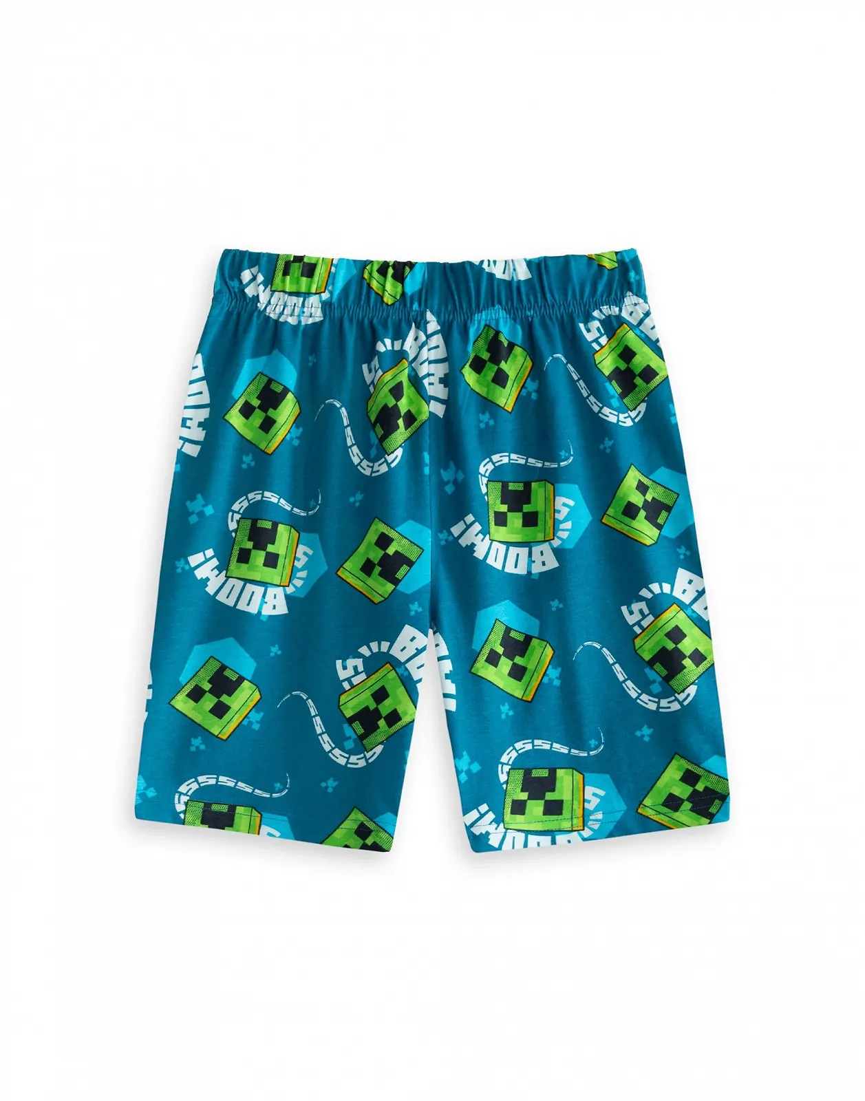 Комплект піжам Minecraft Creeper для хлопчиків, 2 шт, з короткими рукавами, фото №5