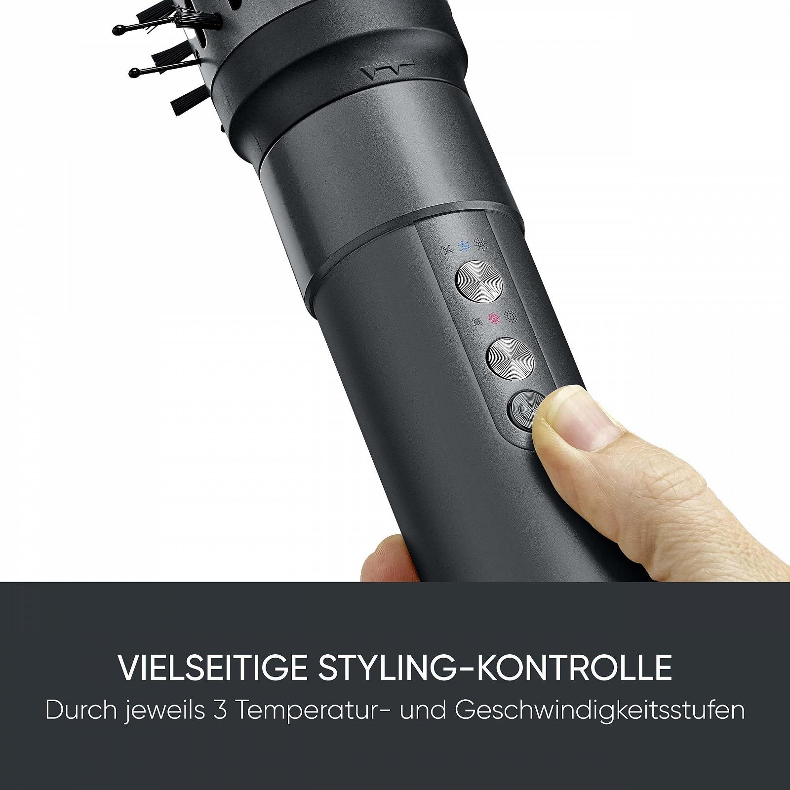 Стайлер для волосся Severin S-Style Multi-Styler WL 0684 5-в-1 1500 W Антрацит іонізація BLDC мотор, фото №5 Стайлер для волосся Severin S-Style Multi-Styler WL 0684 5-в-1 1500 W Антрацит іонізація BLDC мотор, фото №5