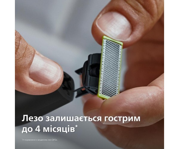 Тример для бороди та вусів Philips OneBlade Pro Face QP6504/15, фото №9