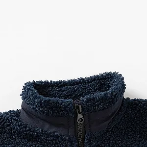 Куртка Флісова Однотонна Дитяча Зимова На блискавці Розмір synthetic.ua - Фото 1