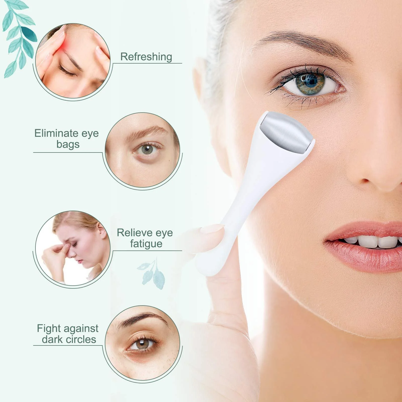 Ролик крижаний для обличчя та очей 2 шт, фото №3