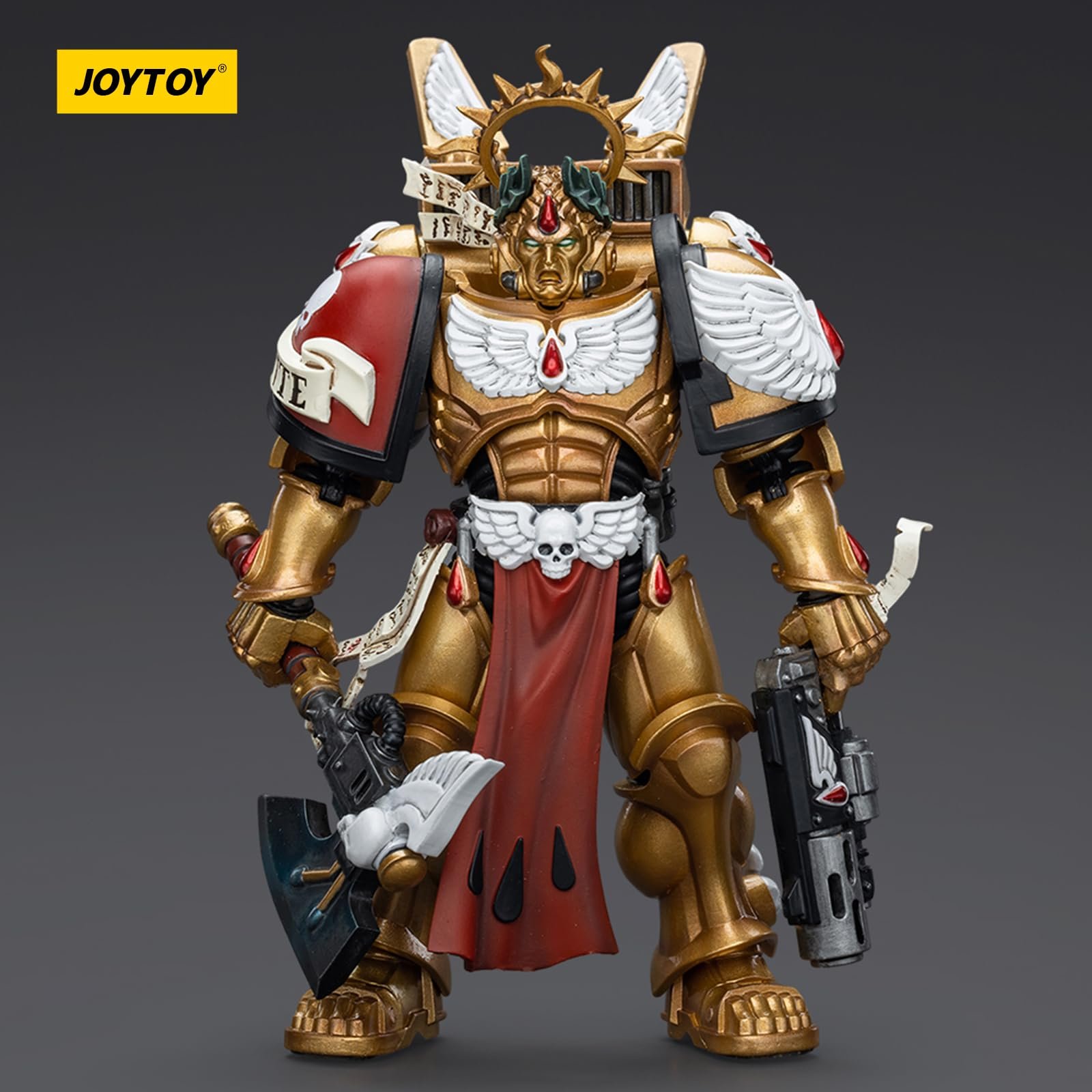 Фигурка JOYTOY Warhammer 40k Blood Angels Commander Dante, масштаб 1/18, коллекционная модель, фото №2