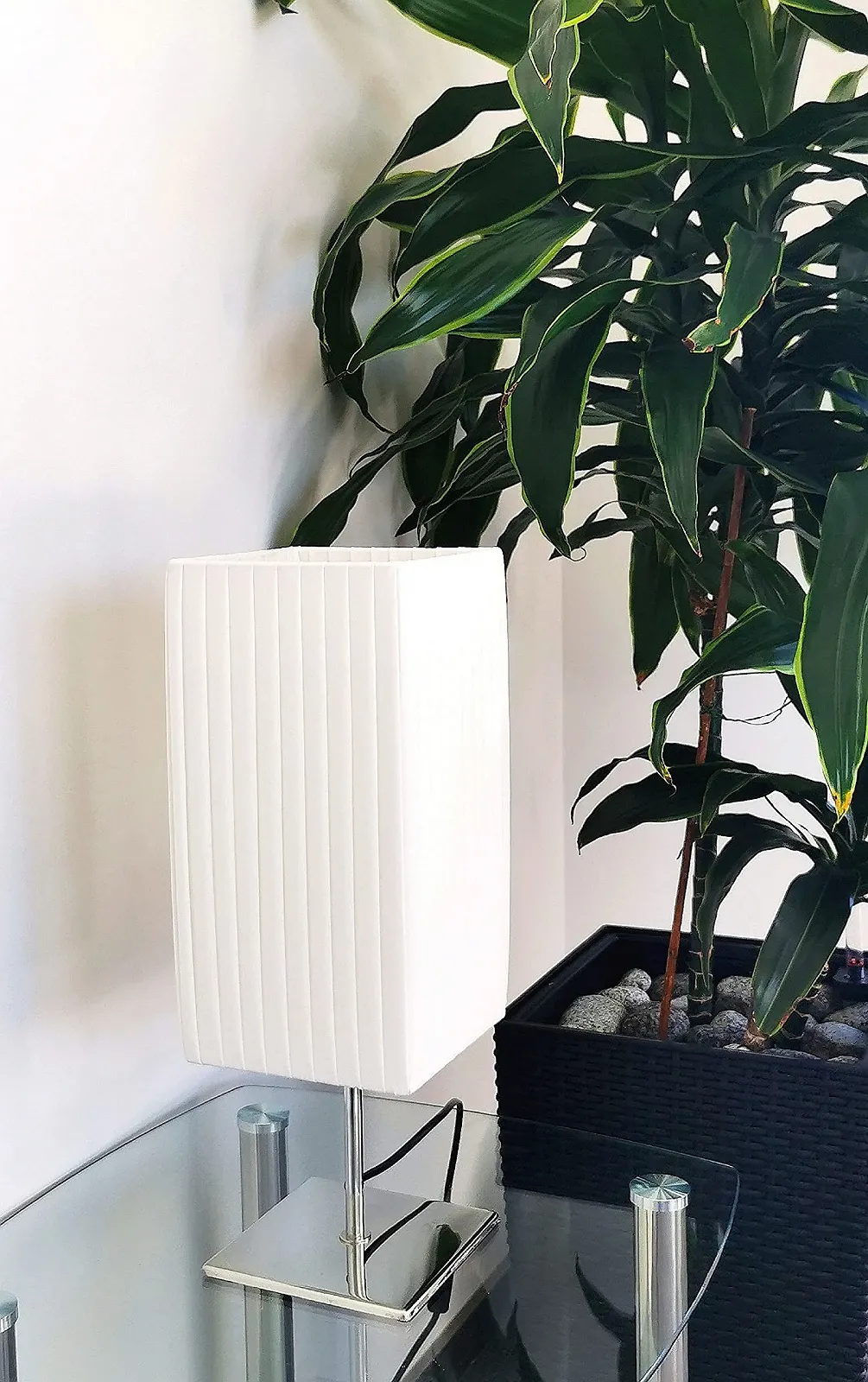 Настільна лампа Trango 2022-5W Design CANNES E27 5 Вт LED 43 см Хром, фото №5