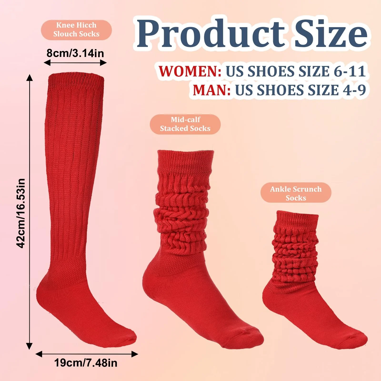 Очень длинные костюмные носки, женские неоновые гольфы, женские носки-гармошки, вязаные носки для сапог, спортивные носки, многослойные носки, неоновая одежда в стиле 90-х, термоноски, наряд в стиле 80-х, фото №2