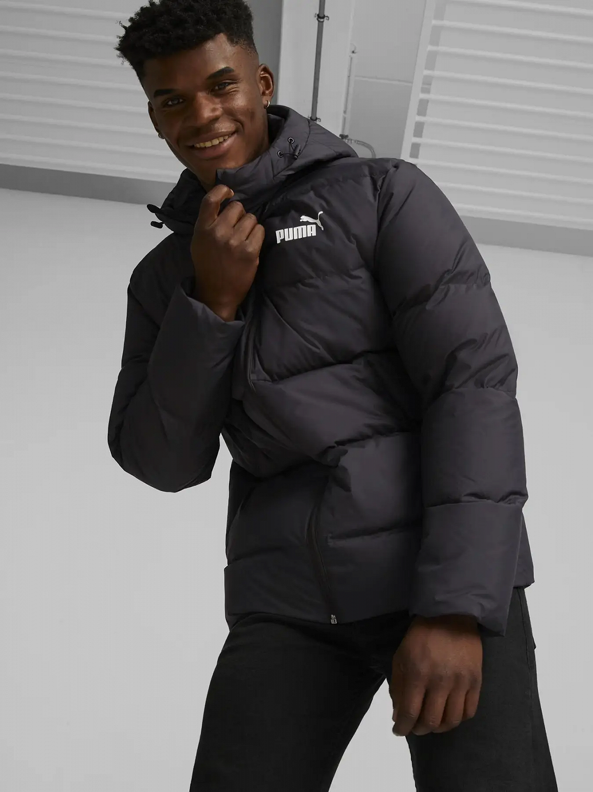 Куртка PUMA DOWN PUFFER BLACK M, фото №1