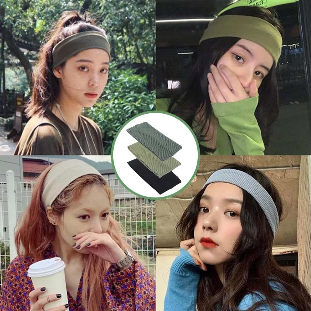 Пов'язки на голову 3 шт., жіночі, фото №5