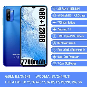Смартфон Ulefone Note 12 128GB 6.82" HD+ Android 11 13MP 4G Dual SIM Blue synthetic.ua - Фото 1