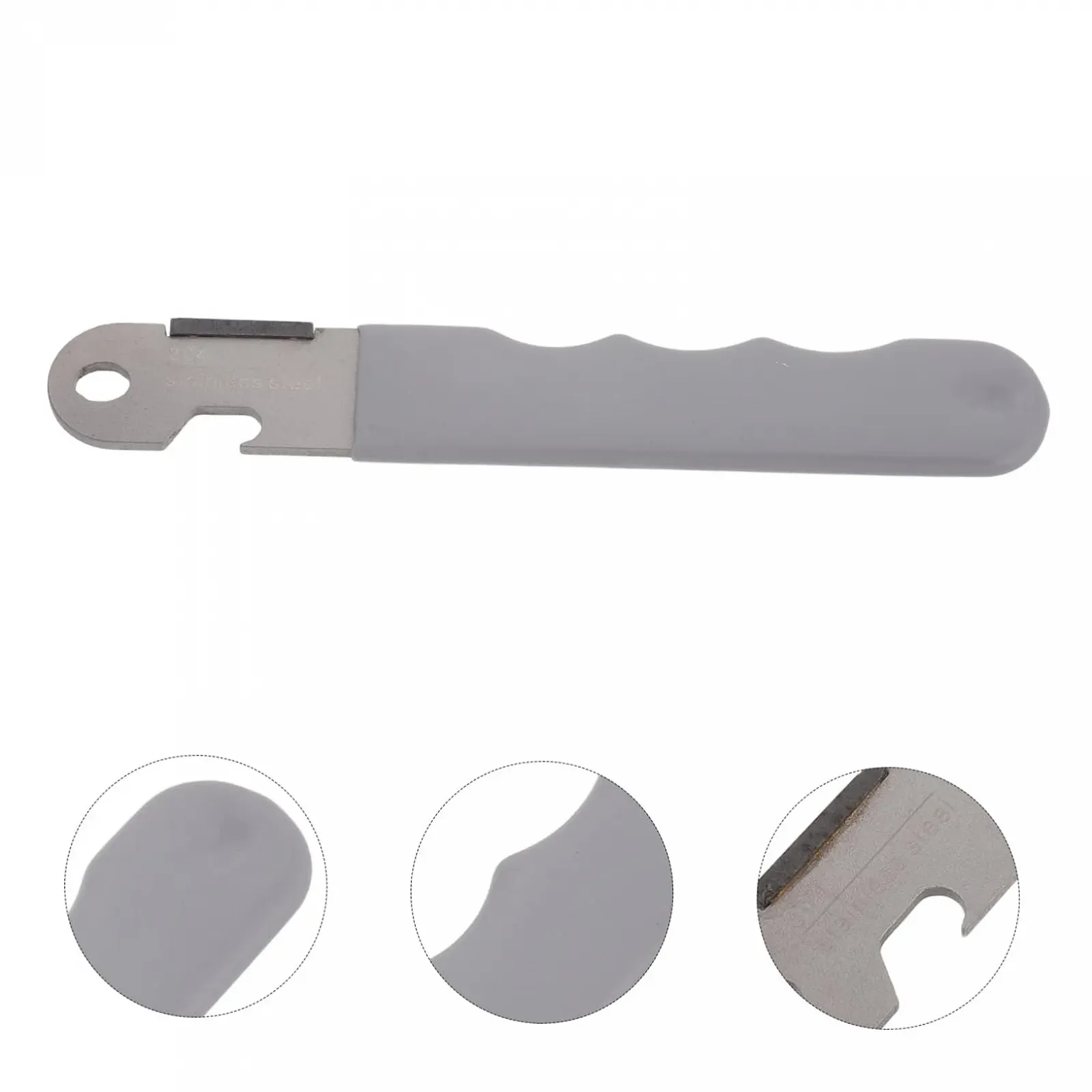 Набір для заточування ножів та ножиць Багатофункціональний Портативний Нержавіюча сталь Сірий, фото №8