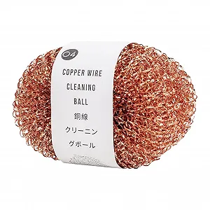 Щітка для миття посуду Copper Wire Мідний скребок 8 см - Фото 1