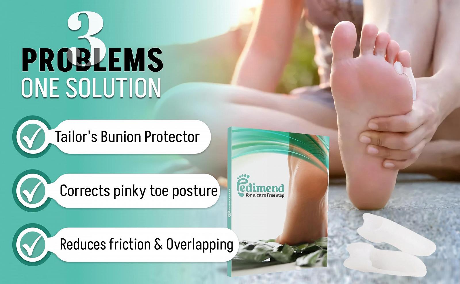 Роздільник для пальців ніг Pedimend Силіконовий Гель PINKY 6 шт, фото №2 Роздільник для пальців ніг Pedimend Силіконовий Гель PINKY 6 шт, фото №2