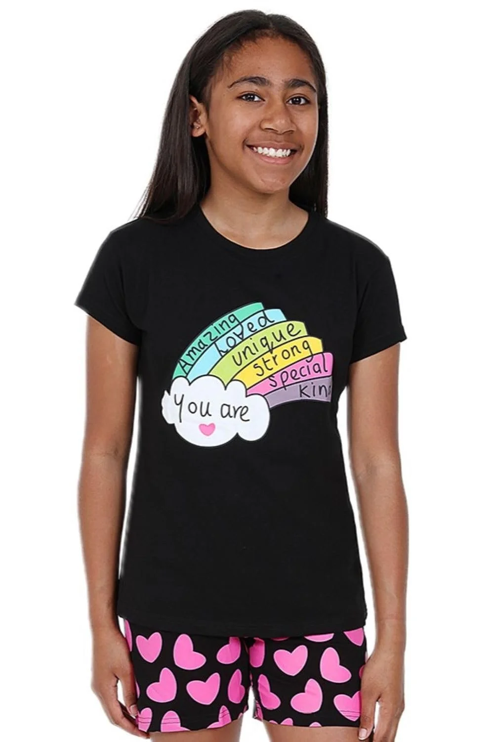 Комплект пижамы Хлопковый для девочки You Are Amazing, Loved, Unique, Strong, Special Child, фото №2 Комплект пижамы Хлопковый для девочки You Are Amazing, Loved, Unique, Strong, Special Child, фото №2