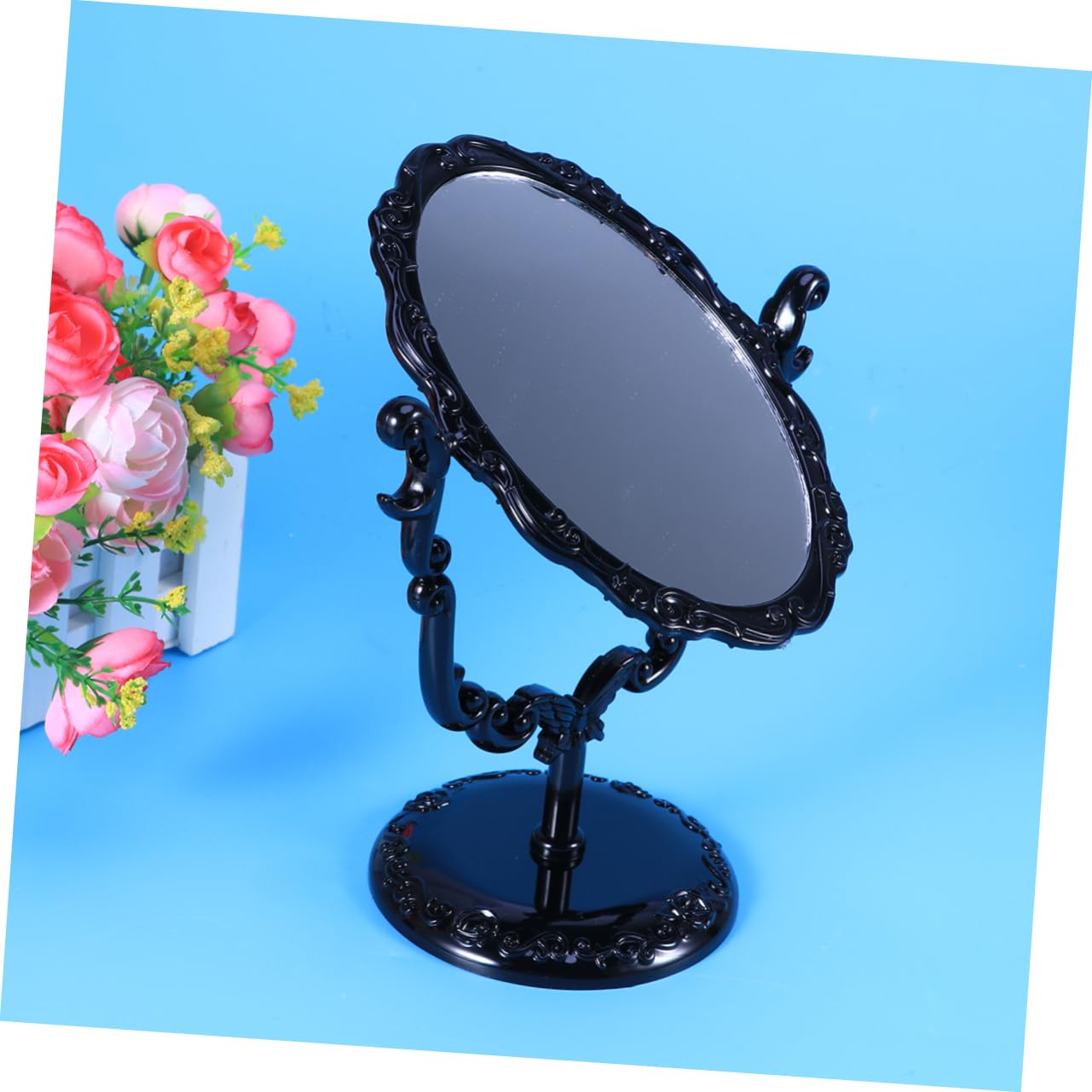 Зеркало Angoily 3st Rustikaler Tischspiegel Овальное Рельефное вращающееся, фото №3 Зеркало Angoily 3st Rustikaler Tischspiegel Овальное Рельефное вращающееся, фото №3