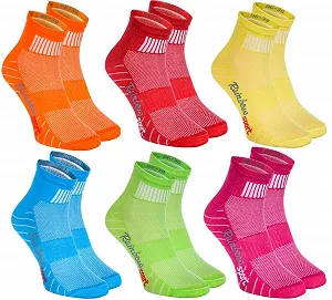 Носки Rainbow Socks - Цветные спортивные носки из хлопка для женщин и мужчин - Фото 1