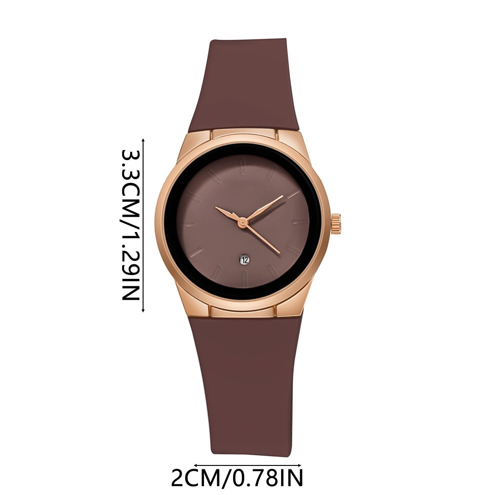 Кварцовий годинник Generisch Аналоговий з шкіряним ремінцем, фото №5 Кварцовий годинник Generisch Аналоговий з шкіряним ремінцем, фото №5