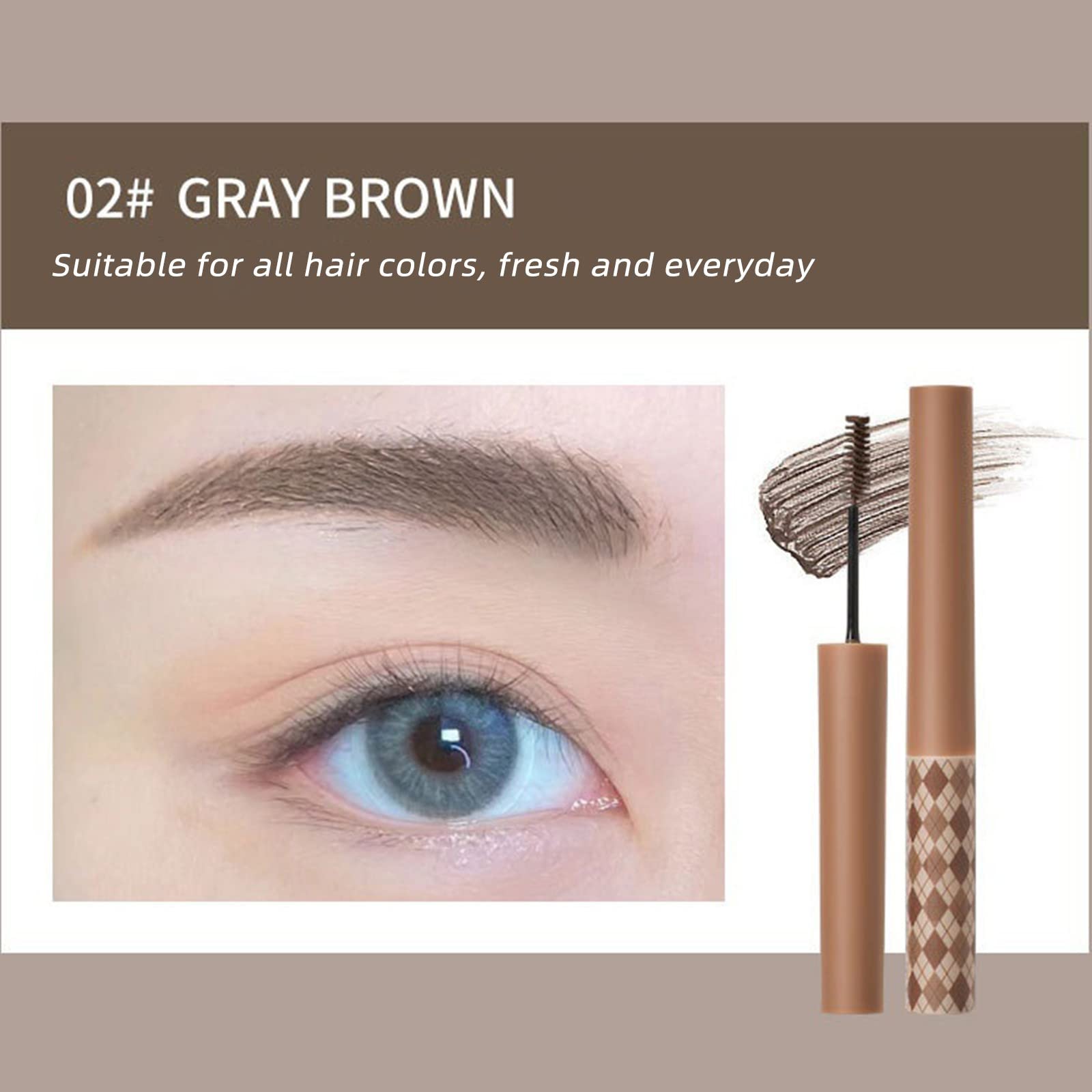 Гель для бровей с щеточкой Три натуральных цвета Водостойкий размер (B), фото №2 Гель для бровей с щеточкой Три натуральных цвета Водостойкий размер (B), фото №2