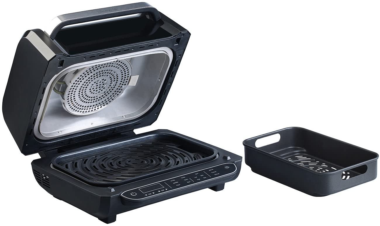 Мультипіч-гриль Rosenstein & Söhne Smokeless BBQ Grill цифрова 3-в-1 1700 Вт Чорна, фото №9