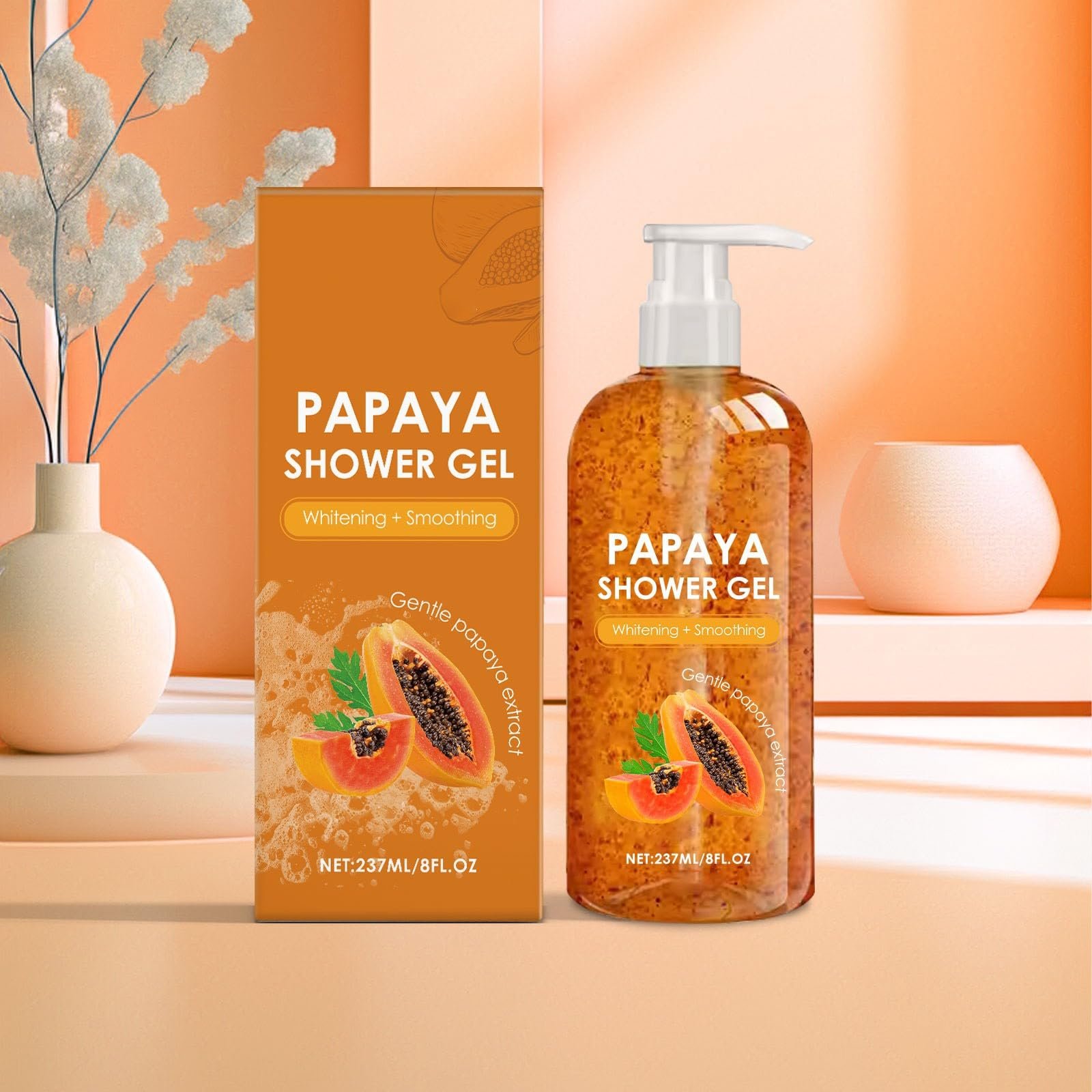 Гель для душу Papaya Oil-Control Зволожувальний з ароматом папаї Unisex, фото №5 Гель для душу Papaya Oil-Control Зволожувальний з ароматом папаї Unisex, фото №5