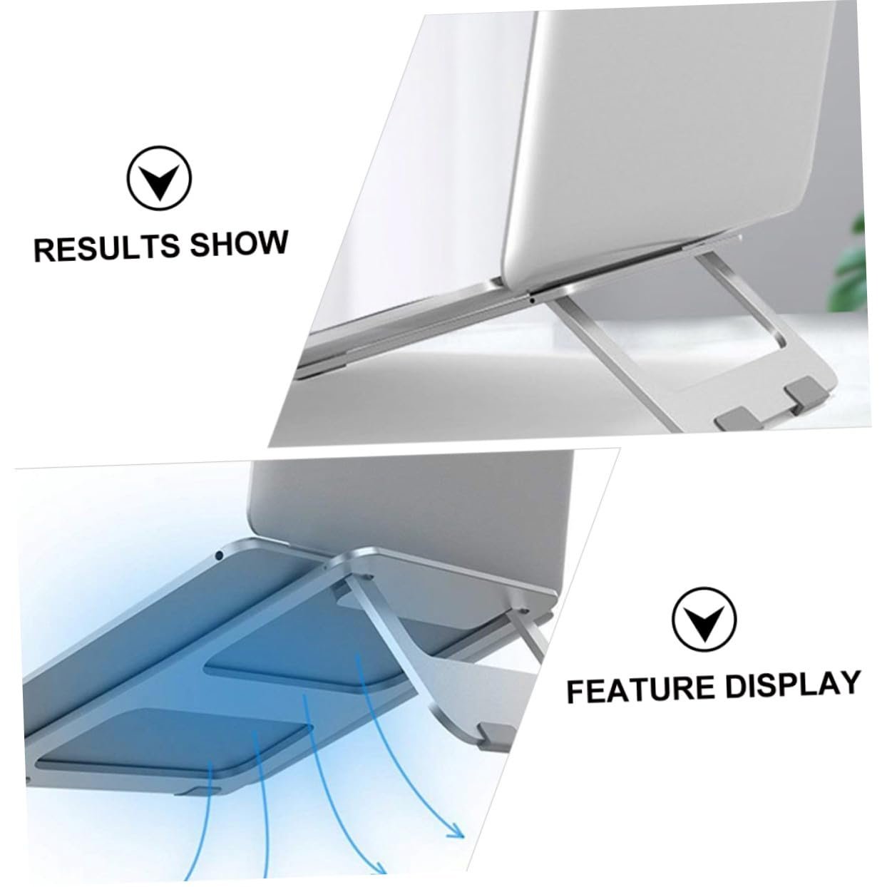 Підставка для ноутбука SEWACC Сплав алюмінію складана Ергономічна нековзна Міцна, фото №9 Підставка для ноутбука SEWACC Сплав алюмінію складана Ергономічна нековзна Міцна, фото №9