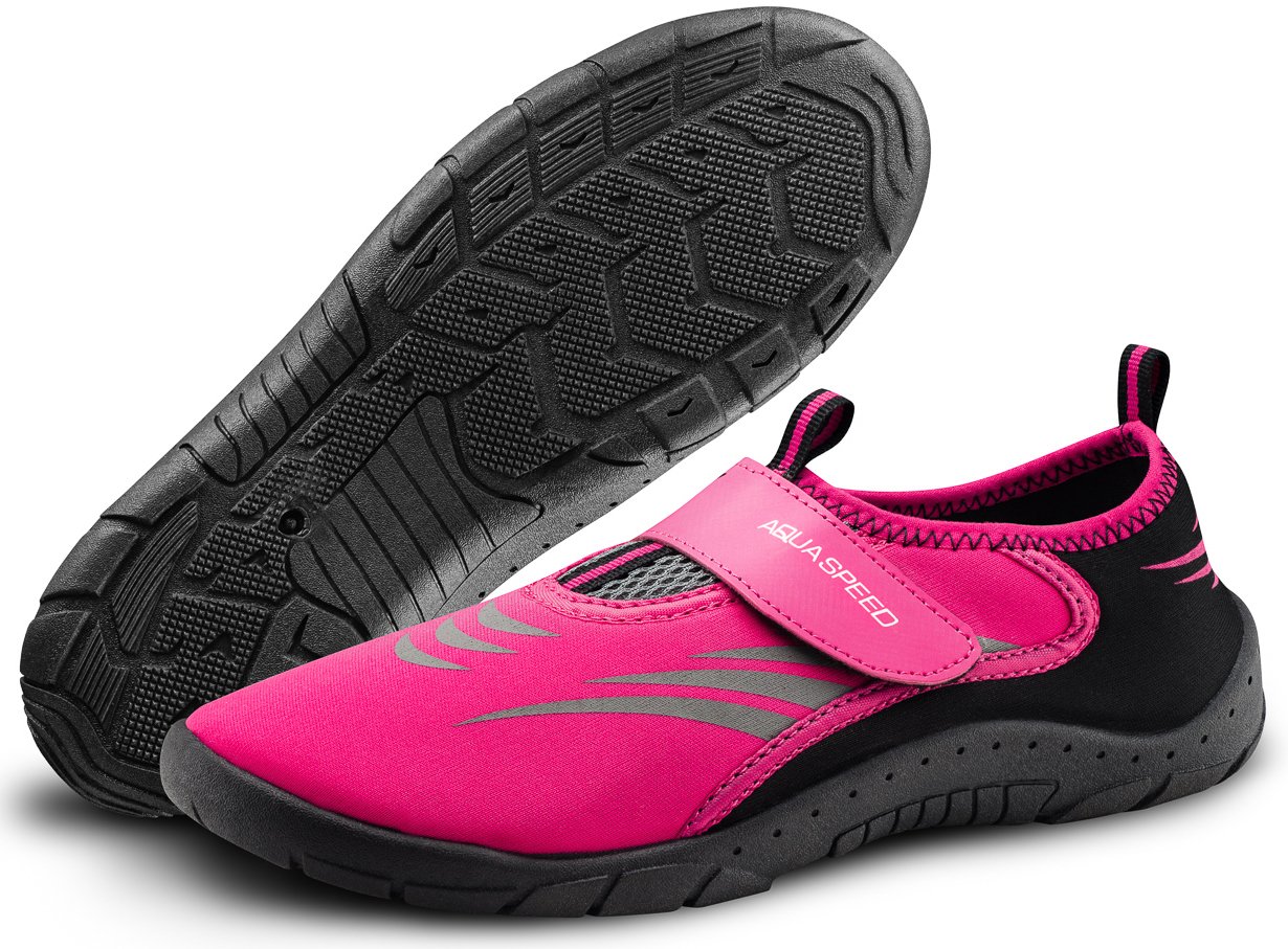 Аквашузи Aqua Speed AQUA SHOE MODEL 27C 7619 рожевий, сірий, чорний  35, фото №1