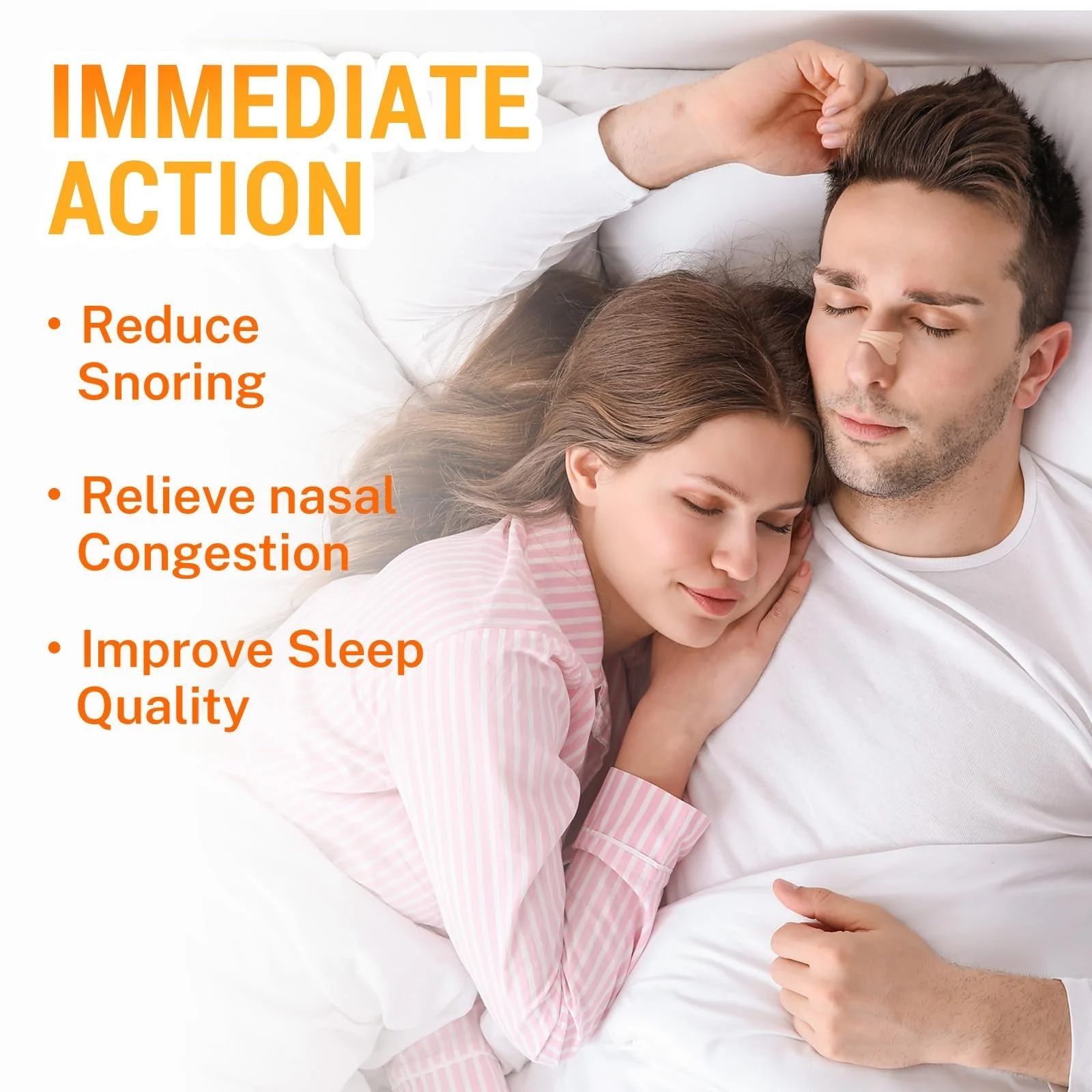 Носові пластирі від хропіння, покращений тип, 120 шт, жовтий, фото №2