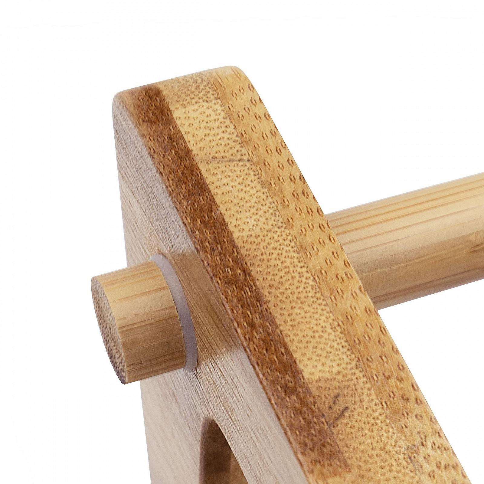 Підставка для ноутбука дерев'яна QUVIO для MacBook, ноутбуків, планшетів, iPad, для всіх ноутбуків від 11 до 15.6 дюймів (коричнева), фото №6