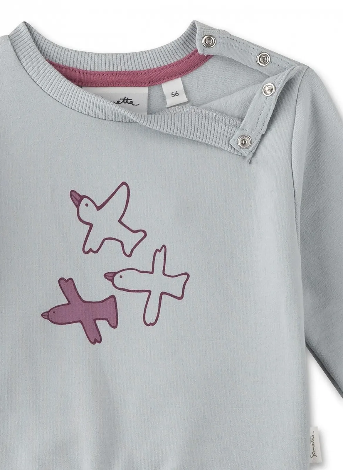 Свитшот Sanetta для девочки, бежевый, фото №3