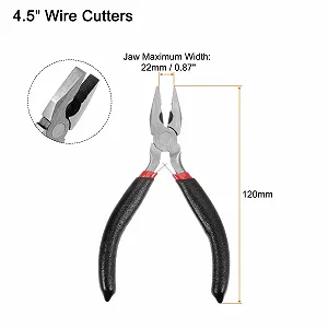 Мини плоскогубцы sourcing map Combination Precision 4,5 дюйма с черной пластиковой ручкой для рукоделия и изготовления ювелирных изделий цена на synthetic.ua - Фото 1 Мини плоскогубцы sourcing map Combination Precision 4,5 дюйма с черной пластиковой ручкой для рукоделия и изготовления ювелирных изделий synthetic.ua - Фото 1