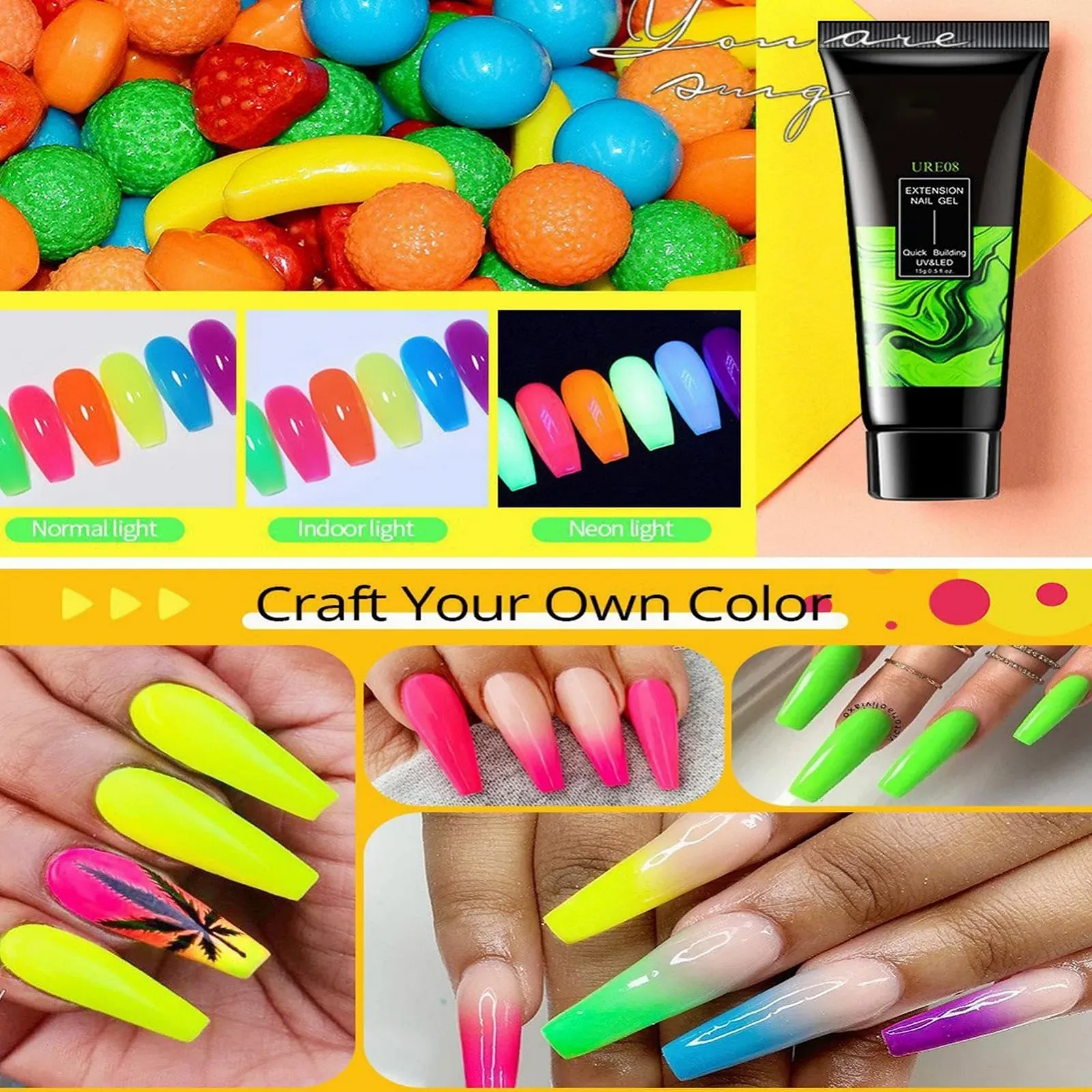 Гель-лак Набор 6 цветов, фото №8 Гель-лак Набор 6 цветов, фото №8