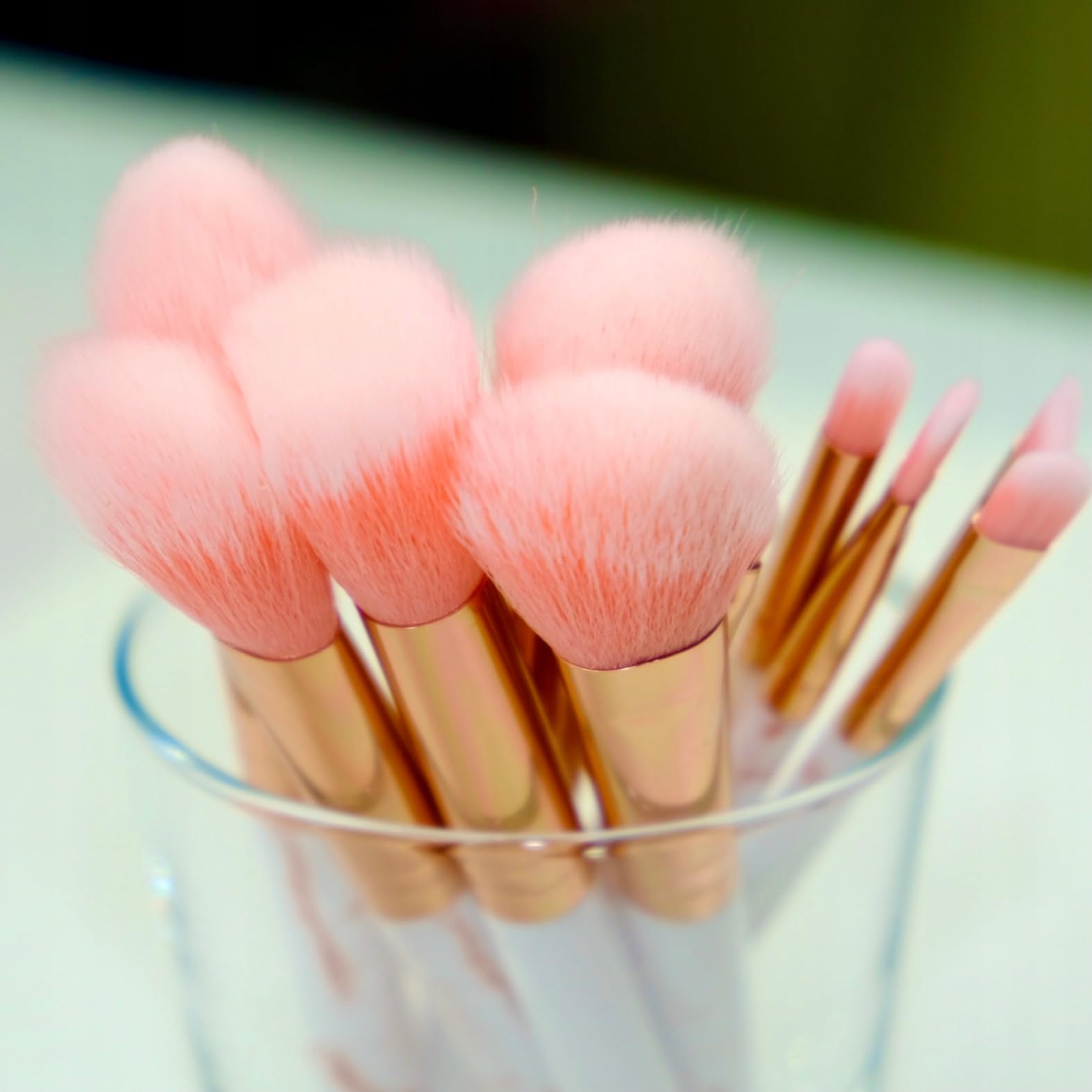 Набір Deni Carte косметичний пензлики 10 шт філігранні волоски, фото №3 Набір Deni Carte косметичний пензлики 10 шт філігранні волоски, фото №3