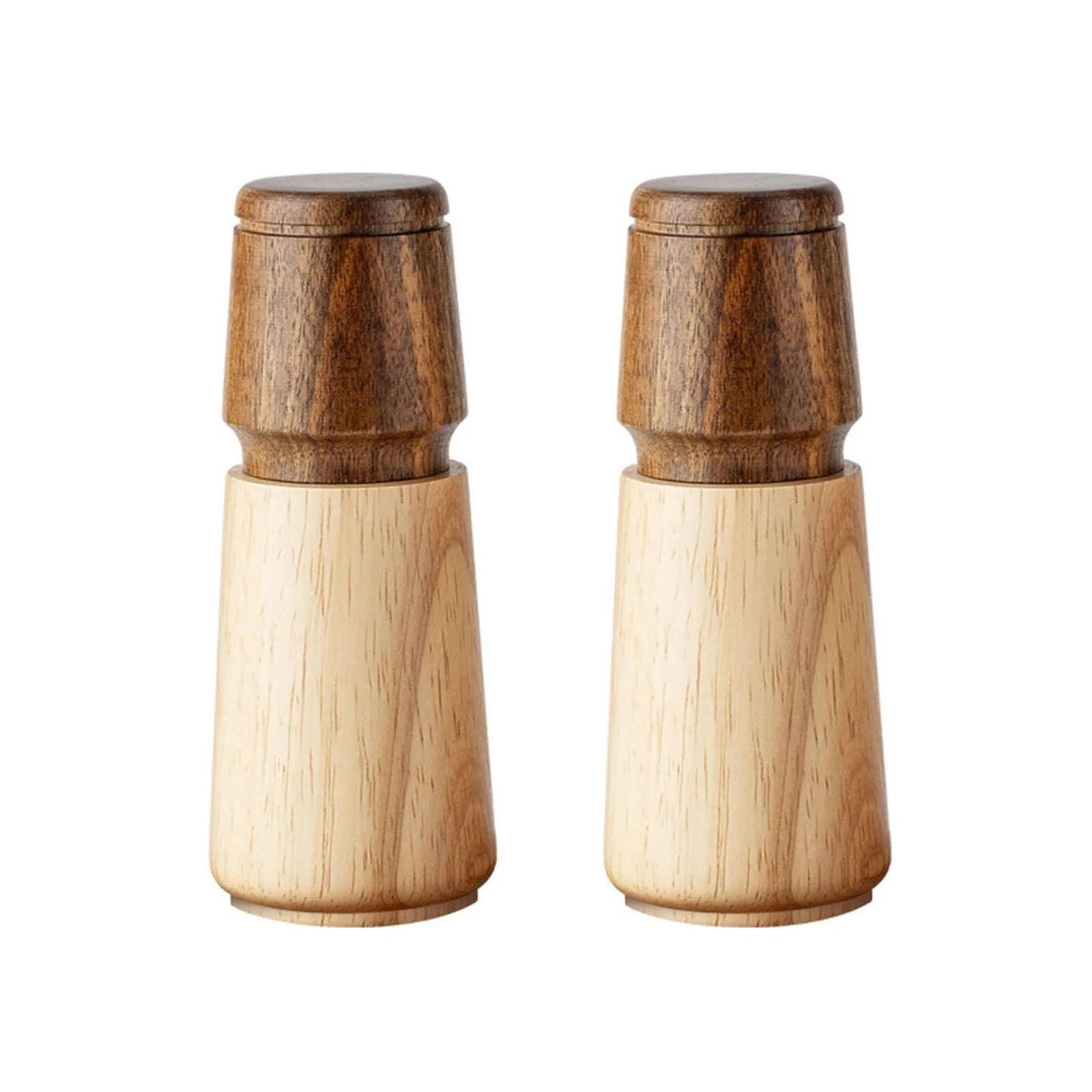 Млин для спецій Дерев'яний ручний, міцний млин для солі та перцю з регульованим помелом, фото №7