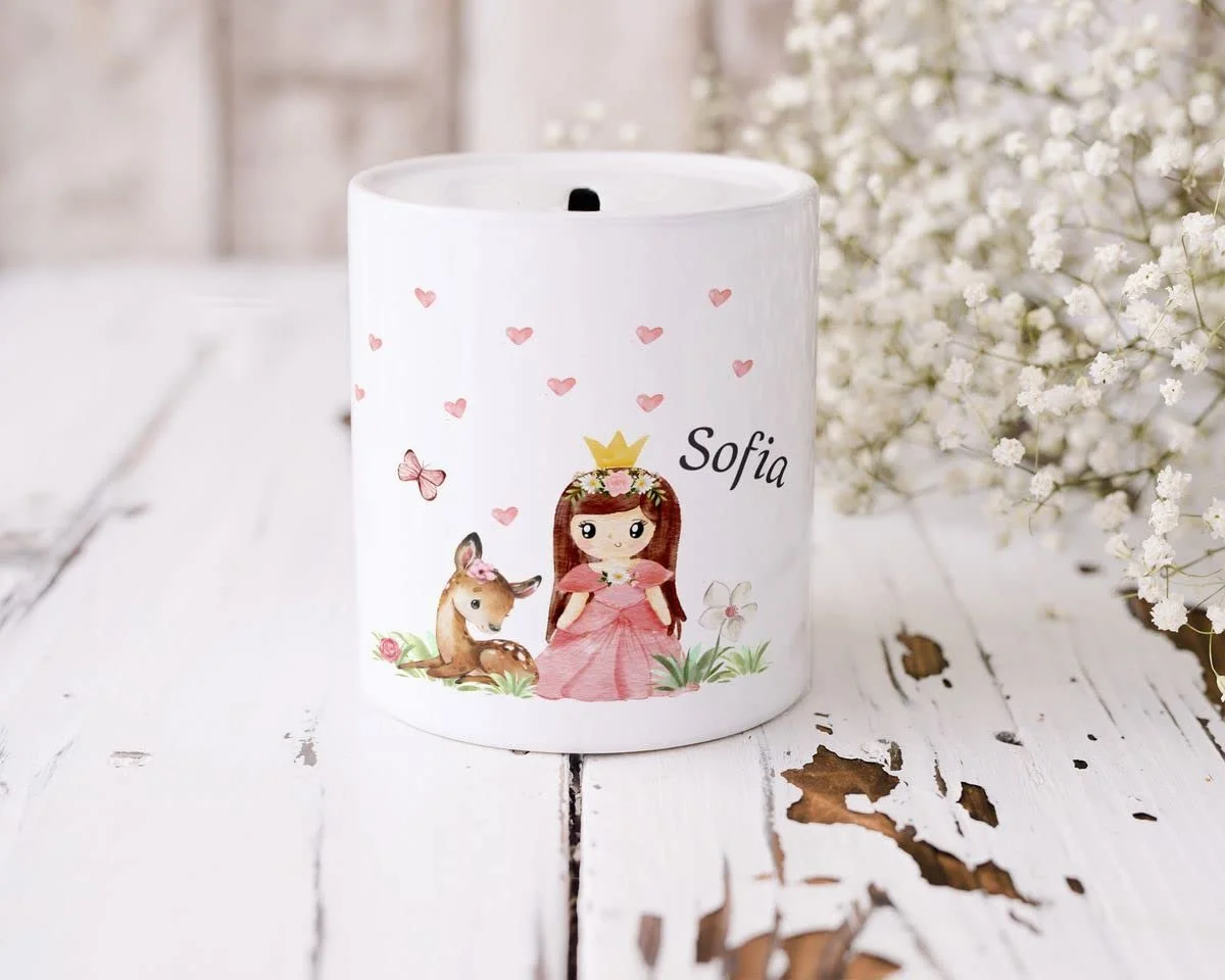 Скарбничка Mikalino Princess & Deer Керамічна, фото №4