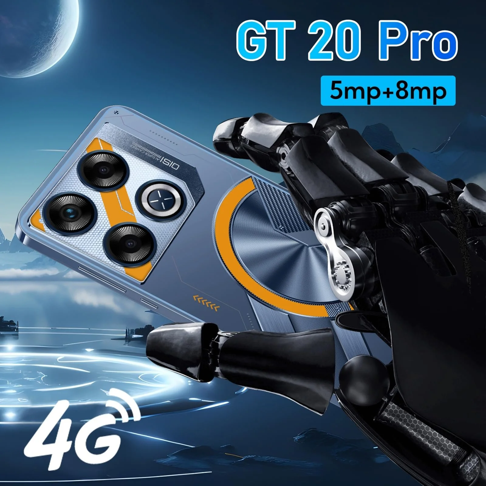 Мобільний телефон CatCalls 4G GT20Pro 5.0'' Dual SIM 16GB Black, фото №4