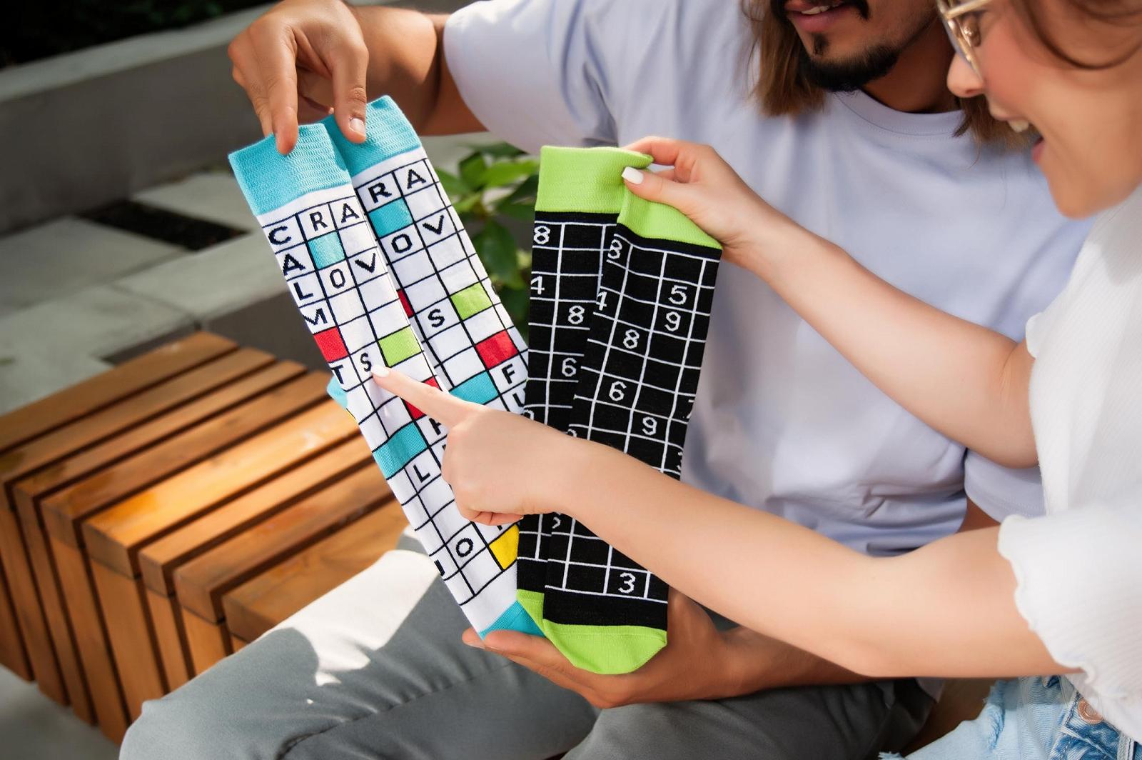 Шкарпетки Rainbow Socks Brain Games - 2 пари, фото №4