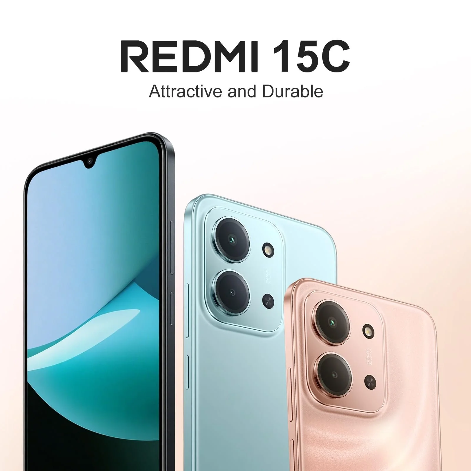 Смартфон XIAOMI Redmi 15C 4 GB / 256 GB 6.9 дюйма 120 Hz 50 MP 6000 мАч Orange (с чехлом), фото №3