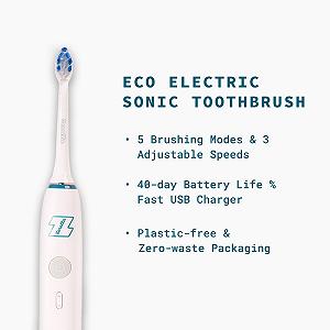 Звуковая электрическая зубная щетка Zerolla Eco (Полный комплект) synthetic.ua - Фото 1