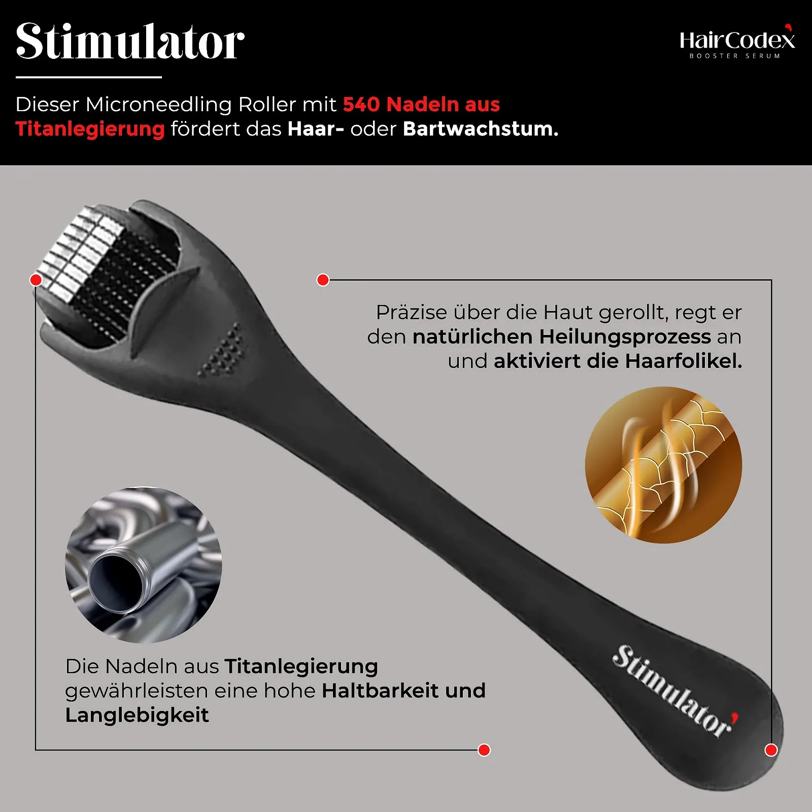 Сироватка-бустер HairCodex 50 мл, Агент для росту волосся, фото №3