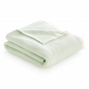 Покривало Todocama Багатоцільове смугасте бавовняне надм'яке для дивана ліжка - Фото 1