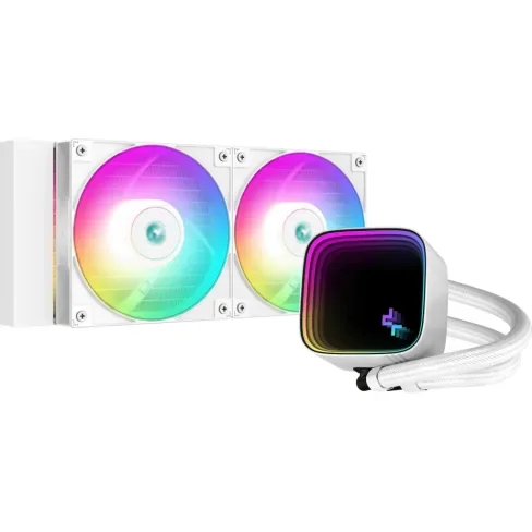 Система жидкостного охлаждения Deepcool LS520 SE White (R-LS520-WHAMMM-G-1), фото №1