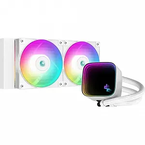Система жидкостного охлаждения Deepcool LS520 SE White (R-LS520-WHAMMM-G-1) - Фото 1