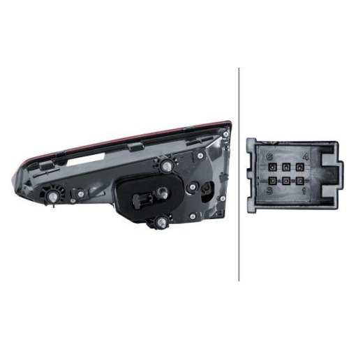 Задний фонарь HELLA 2SV 012 247-071 для AUDI, левый, фото №2 Задний фонарь HELLA 2SV 012 247-071 для AUDI, левый, фото №2