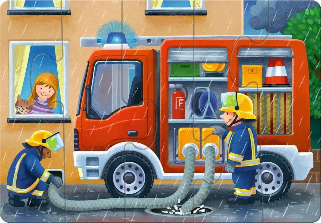 Пазл Ravensburger ministeps 4194 My Very First Puzzle: Vehicles 4 пазли по 2-5 деталей, фото №5